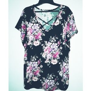 Just be....Floral Top